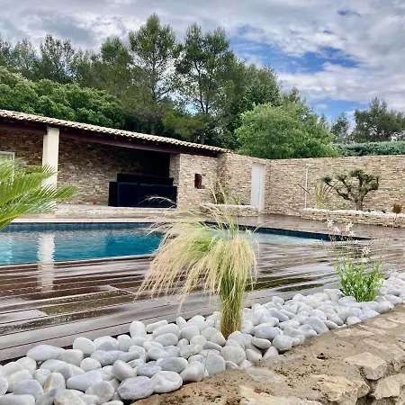 别墅 Magnifique Au Coeur De La Garrigue 尼姆